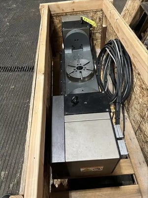 8.3" Haas #TR-210, 5-Axis rotary trunnion table, 8.3"platter diameter, 23.5"max part swing, 2019, S45204 - Image 4