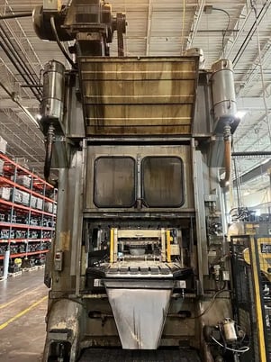 300 Ton, Minster #E2-300, straight side double crank press, 6" stroke, 32" Shut Height, 6" adj., 60" x36"bed - Image 7