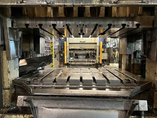 300 Ton, Minster #E2-300, straight side double crank press, 6" stroke, 32" Shut Height, 6" adj., 60" x36"bed - Image 8