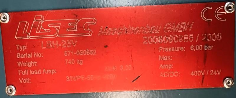Lisec #LBH-25V, automatic butyl extruder, 2008 - Image 7