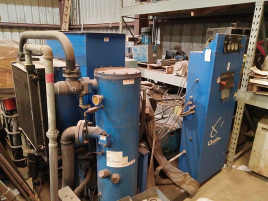 125 HP Quincy #C0708150085, compressor, 200 psig, 1100 hours, 1800 RPM, 3 phase 460 v., 405tsc - Image 1