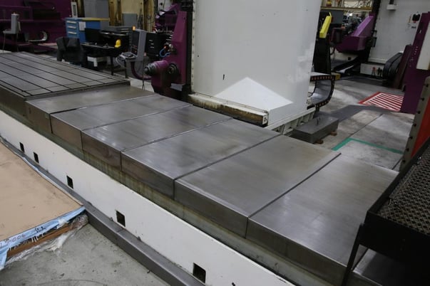 2" Tarus #TPTCGD512S, CNC gun drill, 144" X, 56" Y, 22" Z, 3000 RPM, #50, Mayfram chip conveyor, 2011 - Image 4