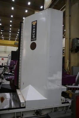 2" Tarus #TPTCGD512S, CNC gun drill, 144" X, 56" Y, 22" Z, 3000 RPM, #50, Mayfram chip conveyor, 2011 - Image 5