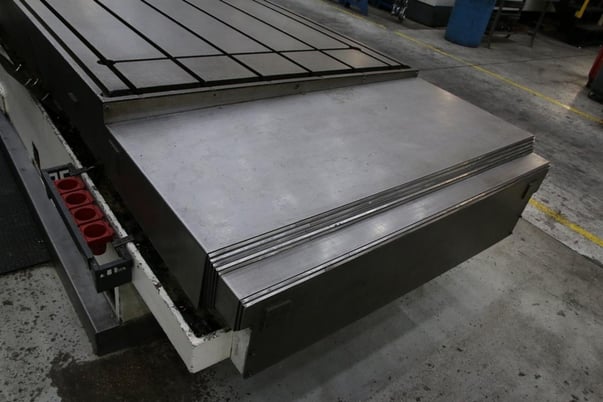 2" Tarus #TPTCGD512S, CNC gun drill, 144" X, 56" Y, 22" Z, 3000 RPM, #50, Mayfram chip conveyor, 2011 - Image 7