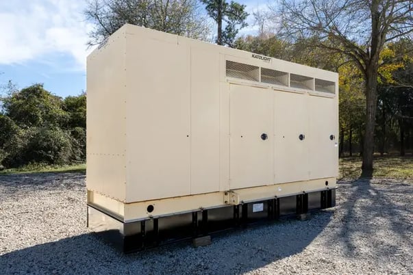 300 KW Kato light #6125HF070, generator, enclosed, 317 hours, #090750 - Image 1
