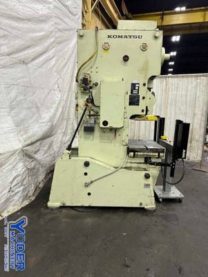 60 Ton, Komatsu #OBS60, OBI press, 4.72" stroke, 11.81" Shut Height, 2.76" power adjustment, 70 SPM, 1984 - Image 4