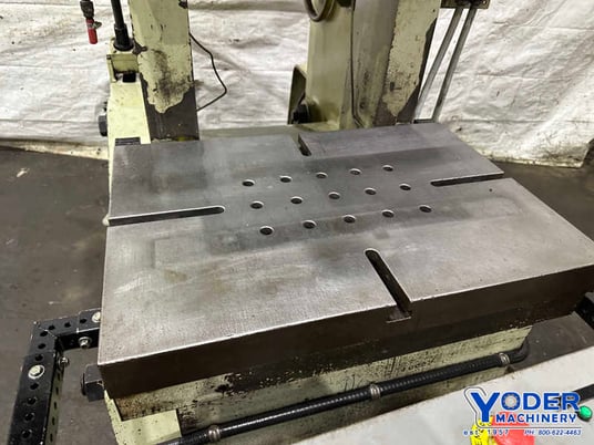 60 Ton, Komatsu #OBS60, OBI press, 4.72" stroke, 11.81" Shut Height, 2.76" power adjustment, 70 SPM, 1984 - Image 10