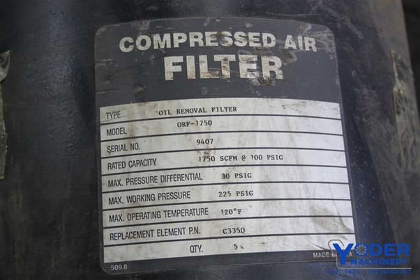 Kaeser, cartridge type oil filter - Image 3