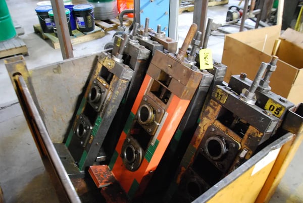 61 Stand, RLM, rollformer, 3" spindle diameter, 25" spdl length, gearboxes & outboard stands - Image 5