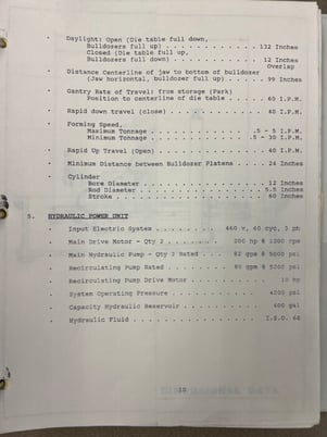 L & F #L1000-100-40, CNC, 0-480" distance jaws, 36" stroke, 50 -500 Tons per jaws, 1000 tons, 48"x96" die - Image 4