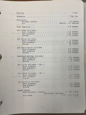 L & F #L1000-100-40, CNC, 0-480" distance jaws, 36" stroke, 50 -500 Tons per jaws, 1000 tons, 48"x96" die - Image 6