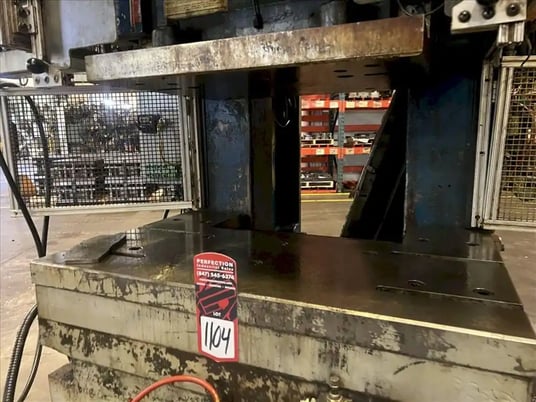 75 Ton, Bliss #C75, OBI press, 4" stroke, 15" Shut Height, 3.5"ram adjustment,air clutch & brake,S45213 - Image 8