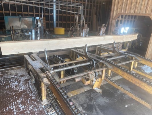 Edmiston, 4 Head Block Circular Sawmill, Running daily, 1987 - Image 4