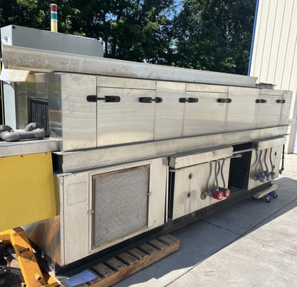 Clean Machine #CM12, Stainless Steel belt washer, elect. heated wash, rinse & blow-off - Image 3