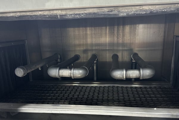 Clean Machine #CM12, Stainless Steel belt washer, elect. heated wash, rinse & blow-off - Image 5