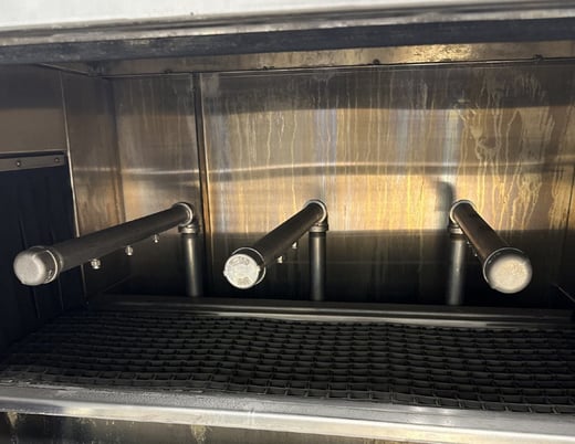 Clean Machine #CM12, Stainless Steel belt washer, elect. heated wash, rinse & blow-off - Image 6