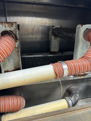 Clean Machine #CM12, Stainless Steel belt washer, elect. heated wash, rinse & blow-off - Image 7