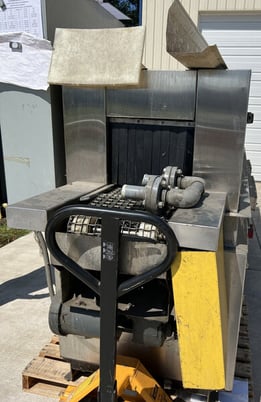 Clean Machine #CM12, Stainless Steel belt washer, elect. heated wash, rinse & blow-off - Image 8