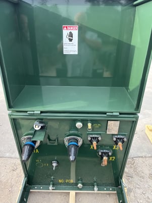 50 KVA 7200x14400 Primary, 120/240 Secondary, JSHP, single phase padmount transformer, ANSI 1 loop feed dead - Image 2