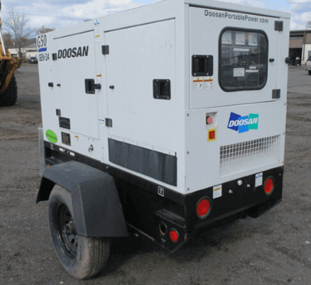 38 KW Daewoo Doosan #G50, trailer mounted, Tier 4F, 120/240/208/277/480 Volts, 1810 hours, 2020, $33.5k - Image 4