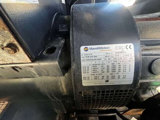 38 KW Daewoo Doosan #G50, trailer mounted, Tier 4F, 120/240/208/277/480 Volts, 1810 hours, 2020, $33.5k - Image 8