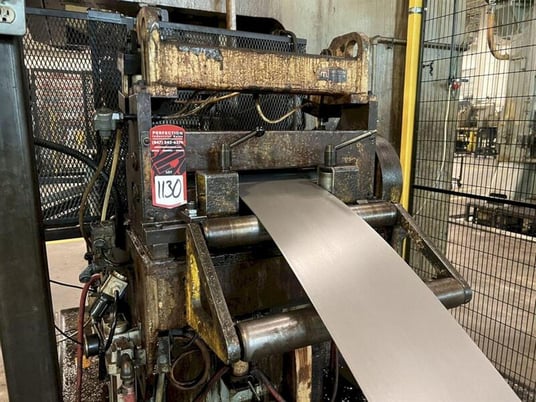 18" x .205" Mecon #400F18I, servo feeder, press mounted, pilot release - Image 2