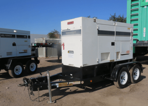 62 KW Multiquip #DCA70SSJU4i, trailer mounted, 120/240/208/277/480 Volts, 12024 hours, 2015, $24.5k - Image 1