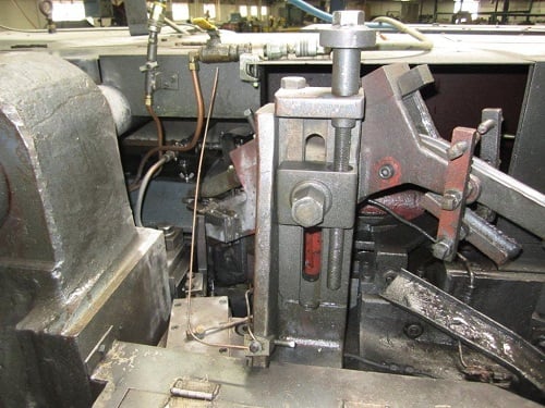National #1012, 4-die long stroke boltmaker, 70 PPM, PKO, heavy duty pointer, rapid change over features - Image 7