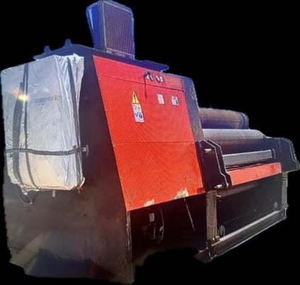 120" x 1-3/4" Akyapak #AKS30/35, hydraulic, 20" top roll, vertical & side supports - Image 2