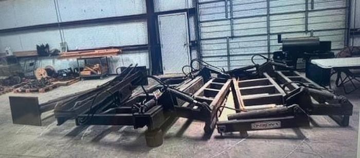 120" x 1-3/4" Akyapak #AKS30/35, hydraulic, 20" top roll, vertical & side supports - Image 3