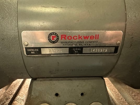 Rockwell #438-02-314-0582, Carbide Tool Grinder, 6" x 1" wheel, 7-1/4" x 12-3/4"table - Image 5