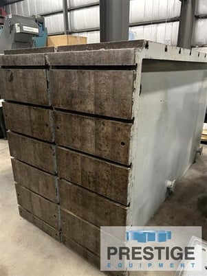120" x 27.75" x 71.75" T-Slotted Angle Plates, 12" centers, 1" x 1.75"T-Slot dimension, #32106 (2 available) - Image 2
