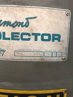 Hammond #7VRO-C, vari-speed, 7-1/2 HP, 1-1/4" arbors, backstands & DK-8 DusKolector - Image 5