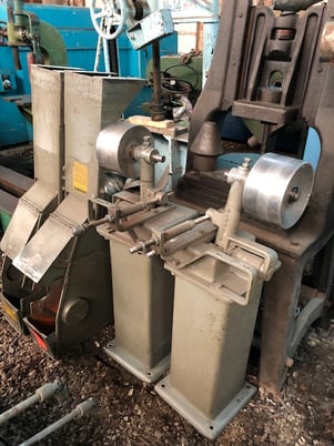 Hammond #7VRO-C, vari-speed, 7-1/2 HP, 1-1/4" arbors, backstands & DK-8 DusKolector - Image 6