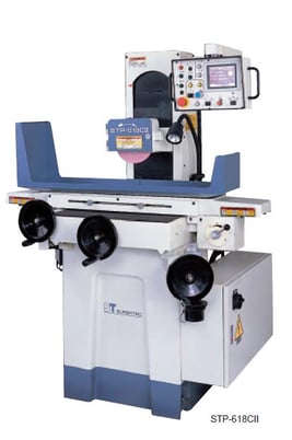 6" x 18" Supertec #STP-618CII, automatic surface grinder, 8" x1/2" x 1-1/4" wheel, incremental downfeed, new - Image 1