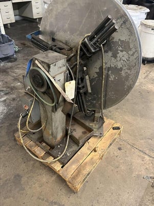 500 lb. Jaco, motorized uncoiler, 12" mandrel, 15"-20" ID, 48" outside dimensions, manual expansion, #14272J - Image 4