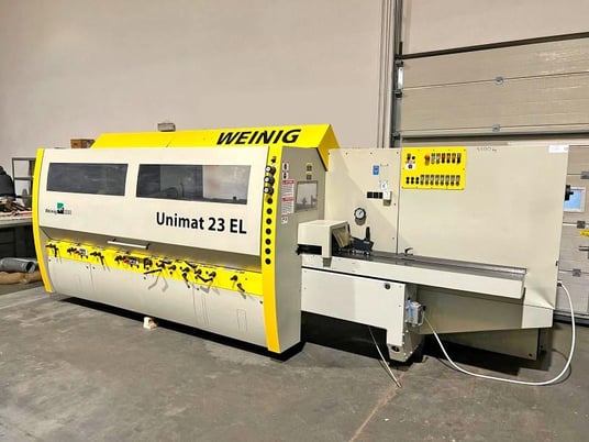 Weinig #Unimat-23-EL, feed through moulder, 8-head, 9-1/16" x 6-5/16" capacity, digital read out, 2003 - Image 4