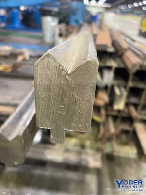 147" L, Male & female offset press brake dies, 1-1/8" opening, 1/2" tang - Image 2