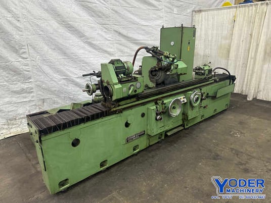 14" x 63" Livnica Kikinda #C12-1600, cylindrical grinder, 19.6" x7.9" grinding wheel, coolant w/filter, 4" - Image 1