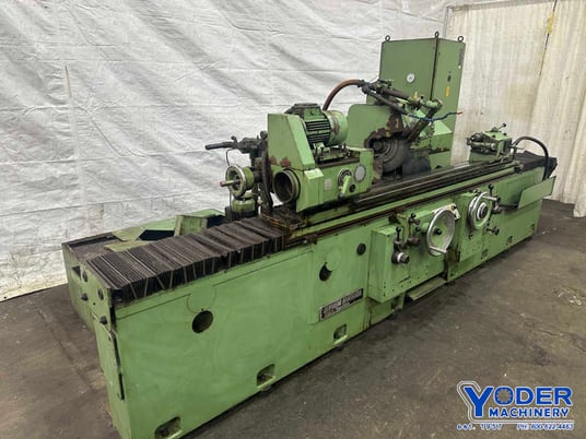 14" x 63" Livnica Kikinda #C12-1600, cylindrical grinder, 19.6" x7.9" grinding wheel, coolant w/filter, 4" - Image 3