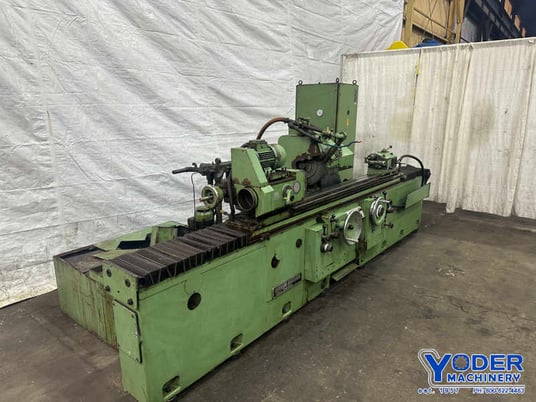 14" x 63" Livnica Kikinda #C12-1600, cylindrical grinder, 19.6" x7.9" grinding wheel, coolant w/filter, 4" - Image 4