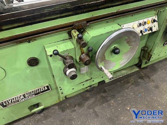 14" x 63" Livnica Kikinda #C12-1600, cylindrical grinder, 19.6" x7.9" grinding wheel, coolant w/filter, 4" - Image 8