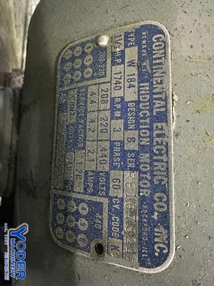 8 Ton, Maplewood #CO, 4-post cut-off press, 2 stroke, 10" btwn posts, air clutch, 1-1/2 HP - Image 8