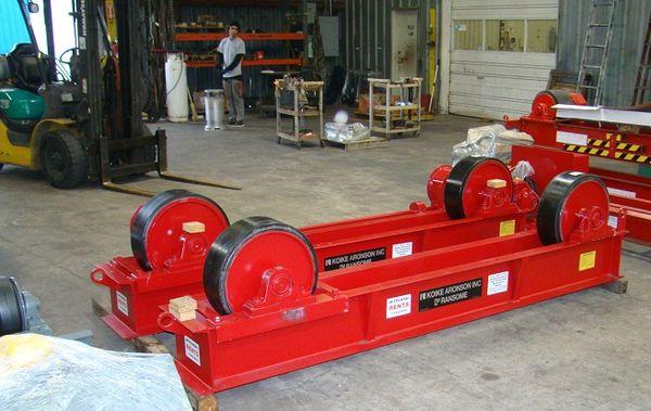 30 Ton, Ransome #BPRR / BIRR, welding rotators, 7"-20' diameter range, variable speed, 2 HP, remote hand - Image 4