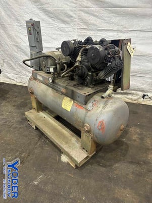 10 HP Ingersoll-Rand air compressor, 60 gallon, 230/460 V., serial #12354 - Image 1