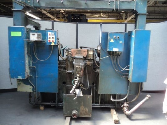 Gardner #SDG2-23, disc grinder, 23" OD grinding wheel,belt thrufeed, 20 HP spindle motors - Image 3