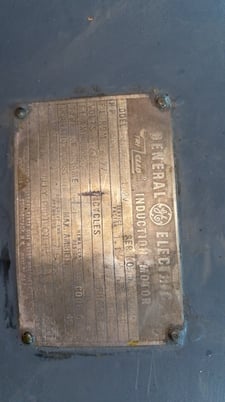 200 HP 1775 RPM General Electric, Frame 445T, DP, 1.15 service factor, 460 Volts - Image 2