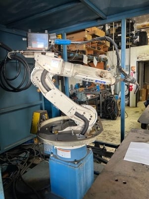 OTC, Almega Arc Cell E-120 AX2, Robotic Weld Cell, 2012 - Image 1
