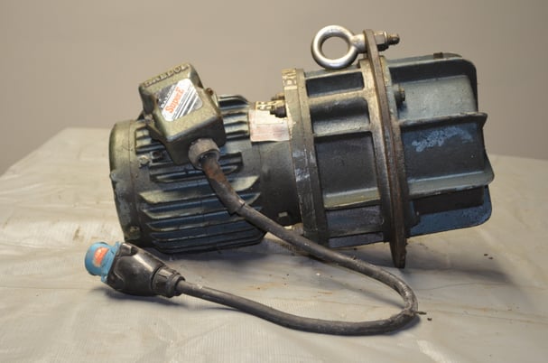 Gyrator Type Electric Vibrator 13" Flange 9" Rotor Motor .75 HP Vibra Feeder, Used - Image 1