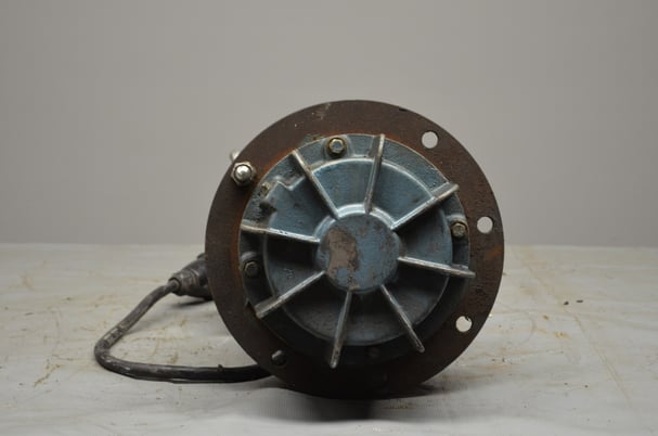 Gyrator Type Electric Vibrator 13" Flange 9" Rotor Motor .75 HP Vibra Feeder, Used - Image 8